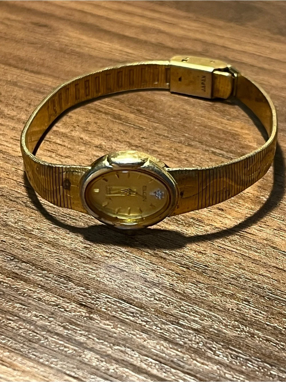 Vintage Elgin Diamond Quartz Watch